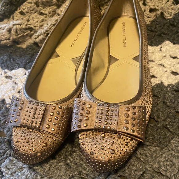 Adrienne Vittadini Beaded Flats - Picture 1 of 2